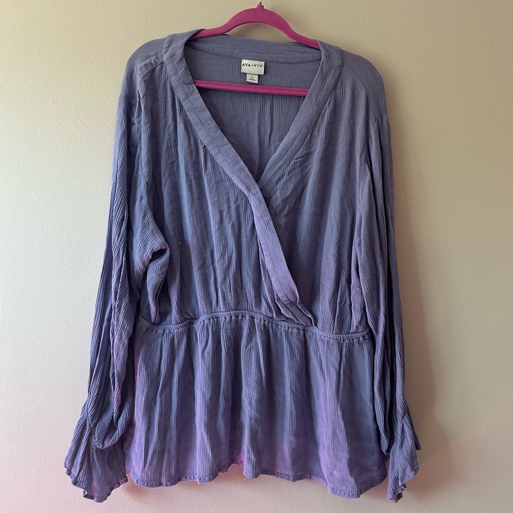 Ava & Viv Purple Top